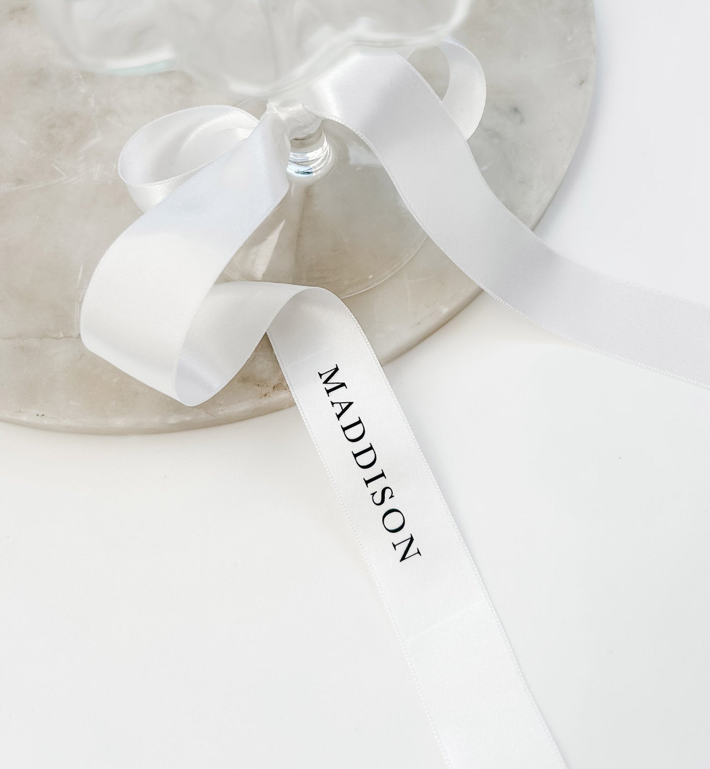 Printed Ribbon Place Cards