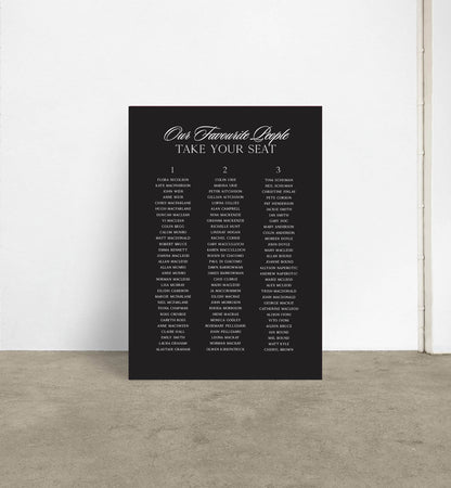 Heirloom Seating Chart