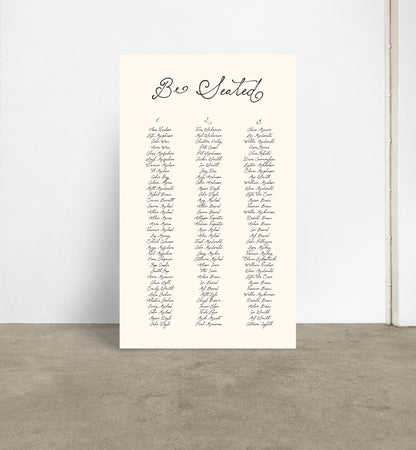 Storybook Seating Chart