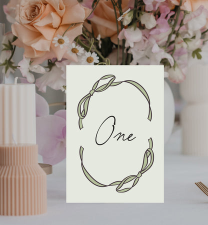 Storybook Table Number Set