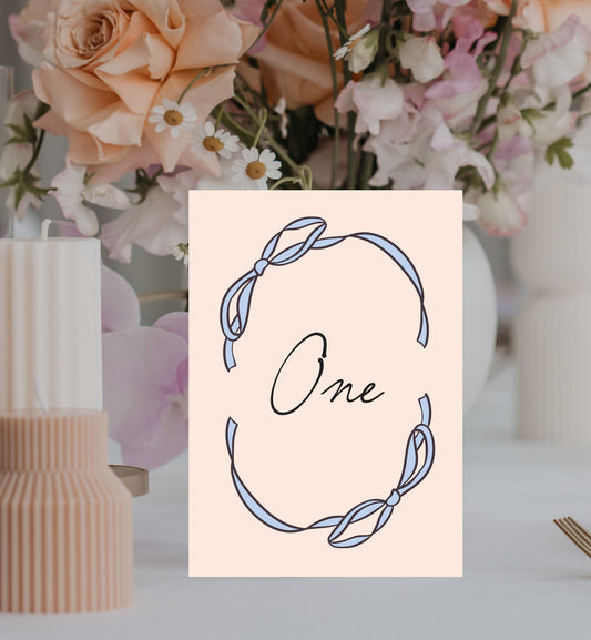 Storybook Table Number Set