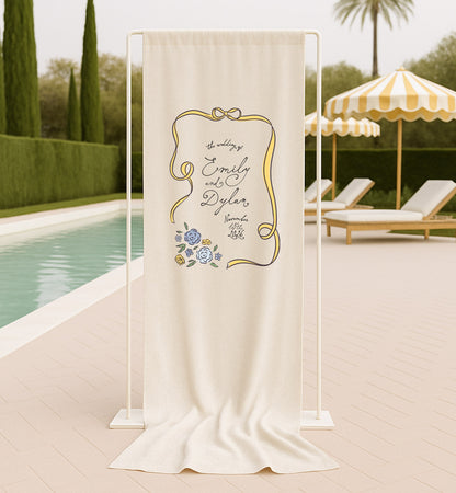 Storybook Cloth Welcome Sign