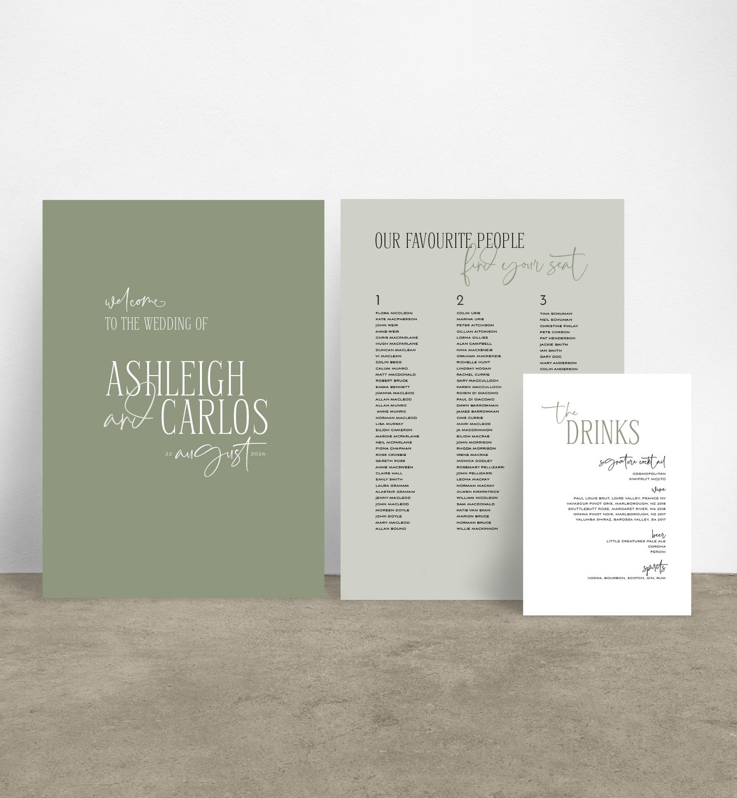 Vogue 3 Sign Package