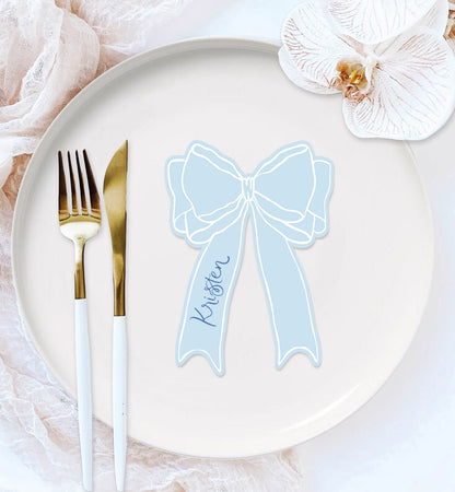 Bow Shaped Place card