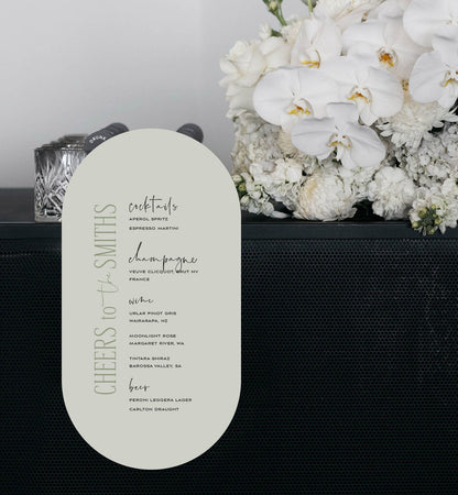 Vogue Hanging Bar Sign