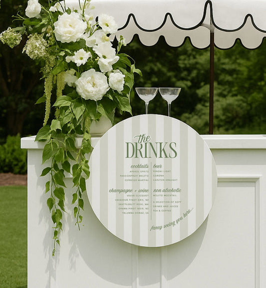 Country Club Hanging Bar Sign