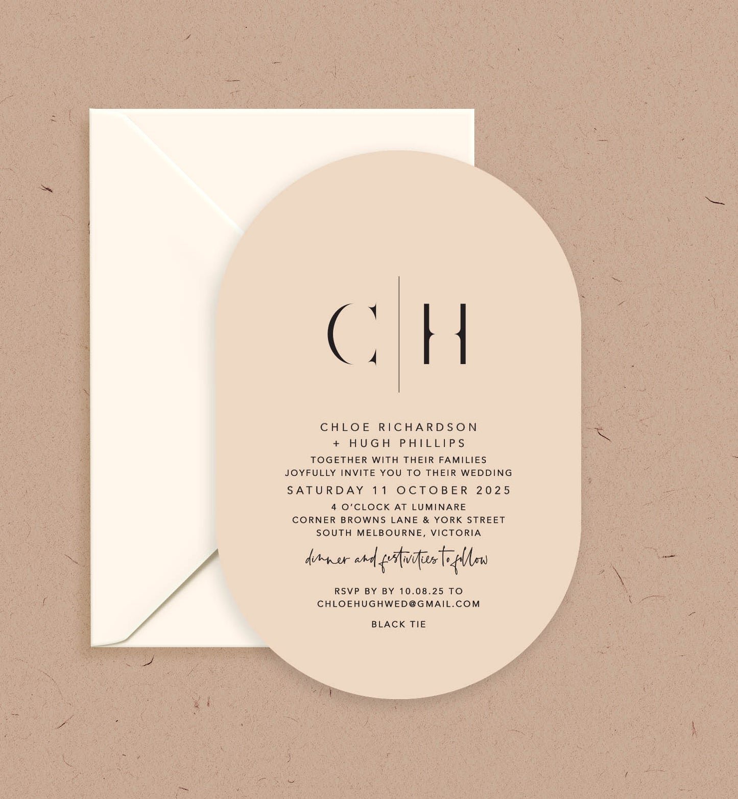 Initials Invitation