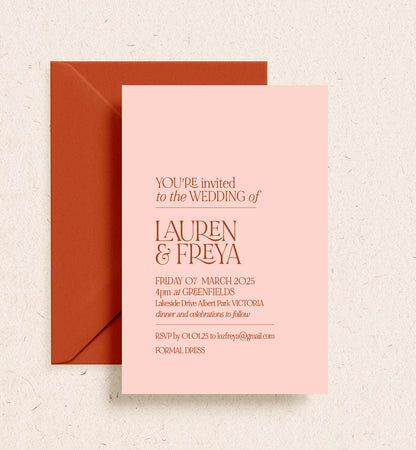 Marry Me Invitation