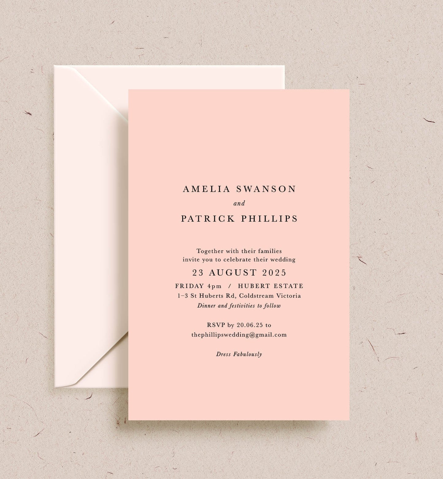 Minimalist Invitation