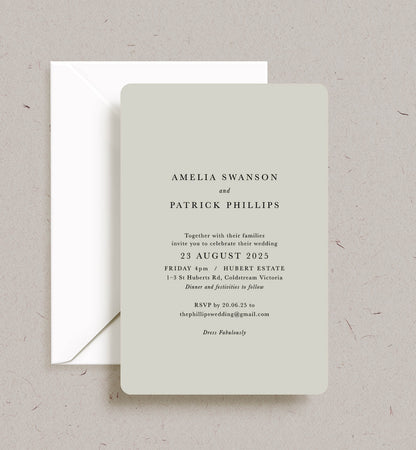 Minimalist Invitation