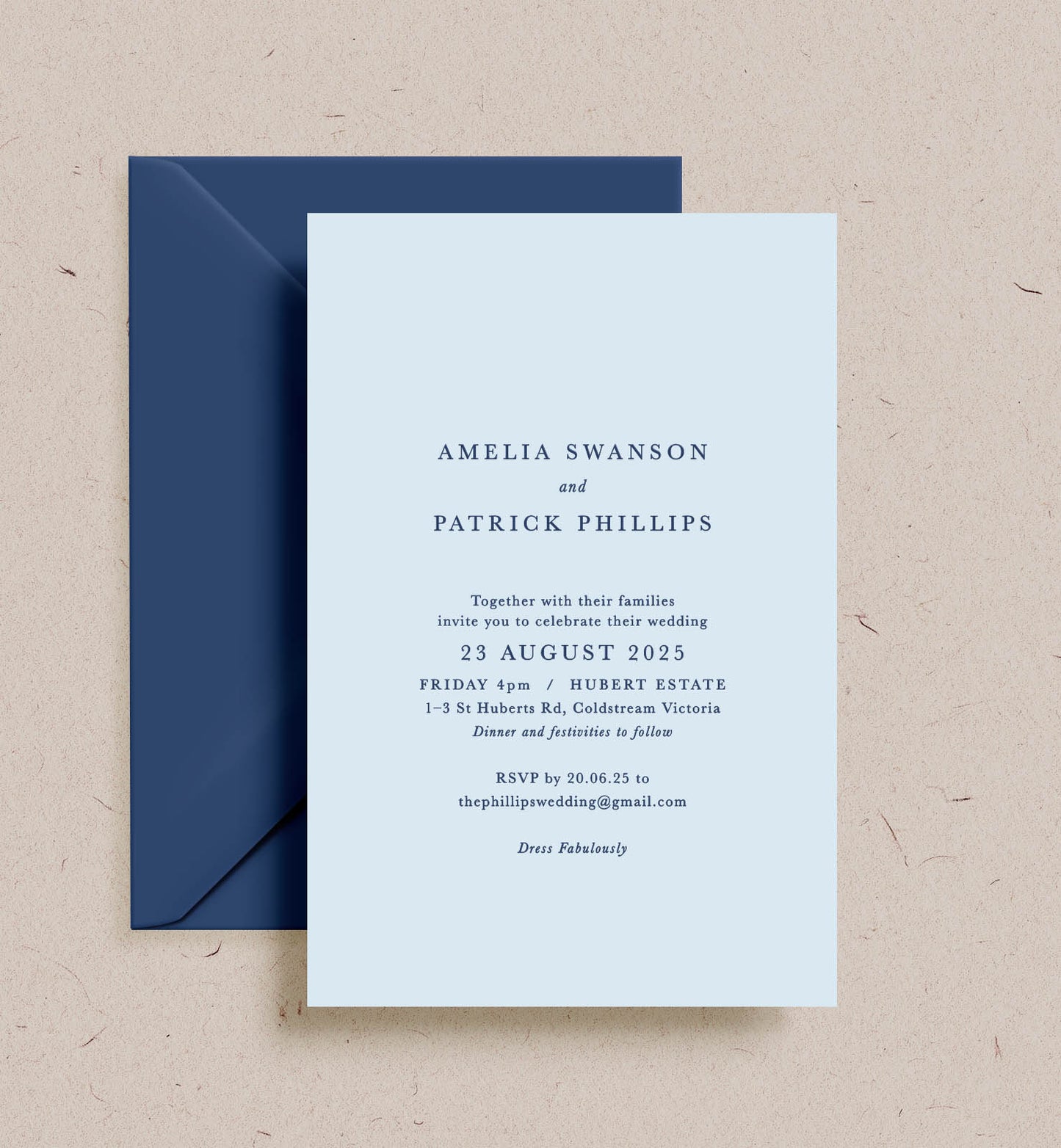 Minimalist Invitation