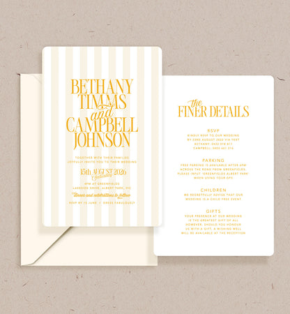 Country Club Double-sided Invitation