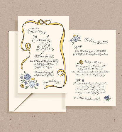 Storybook Double-sided Invitation