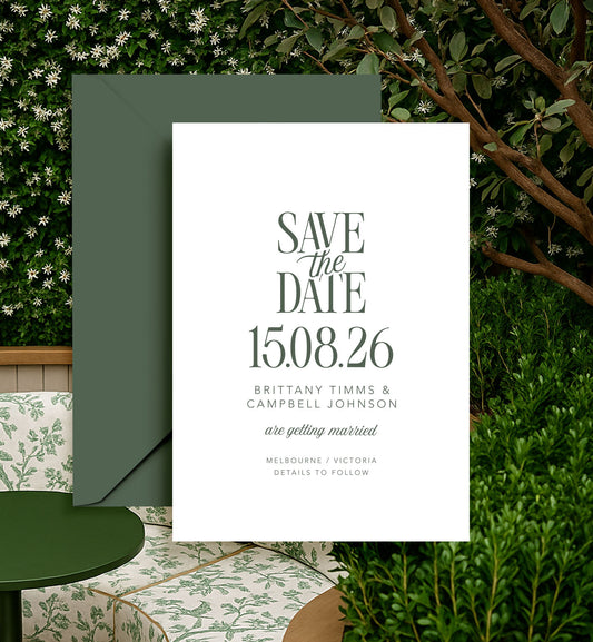 Country Club Save the Date