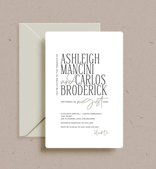 Vogue Invitation