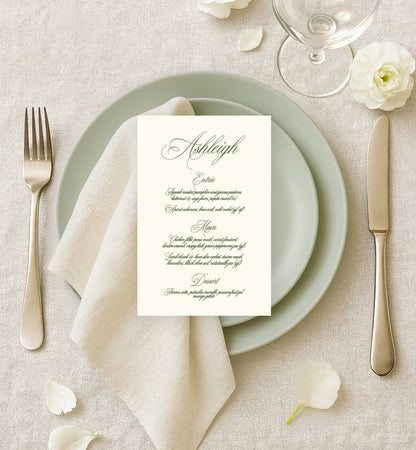 Manuscript Menu