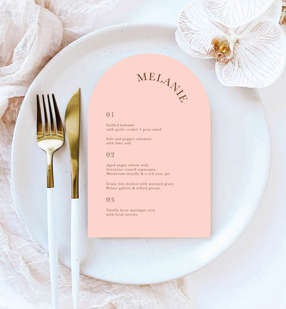 Minimalist Menu