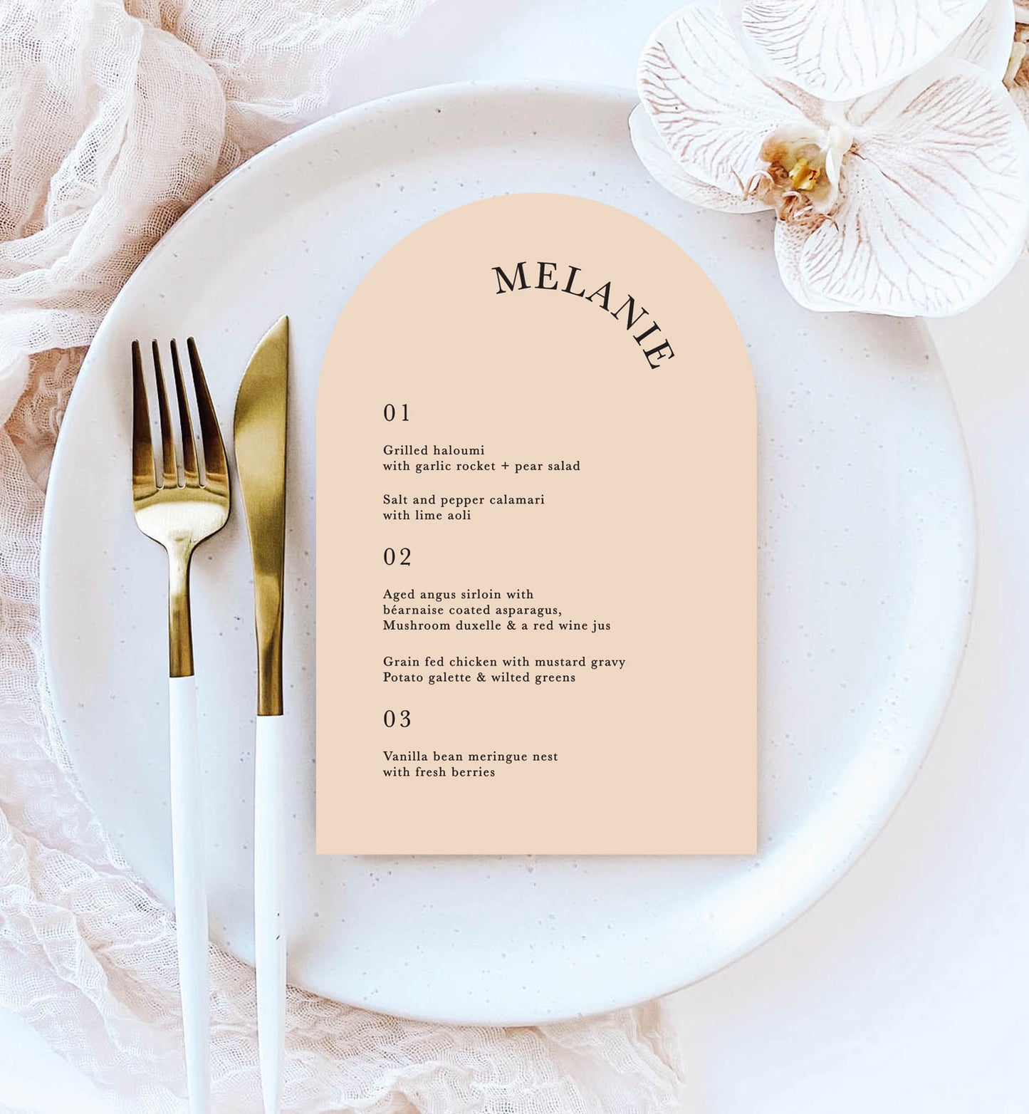 Minimalist Menu