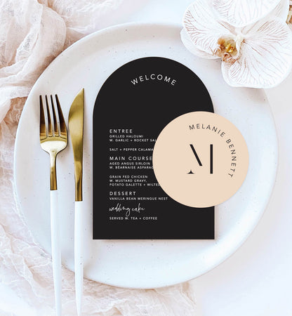 Initials Place Setting Package