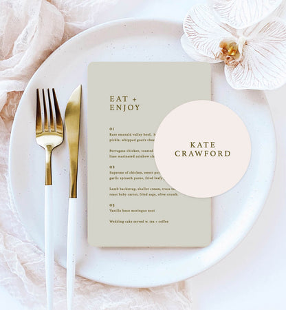 Minimalist Place Setting Package