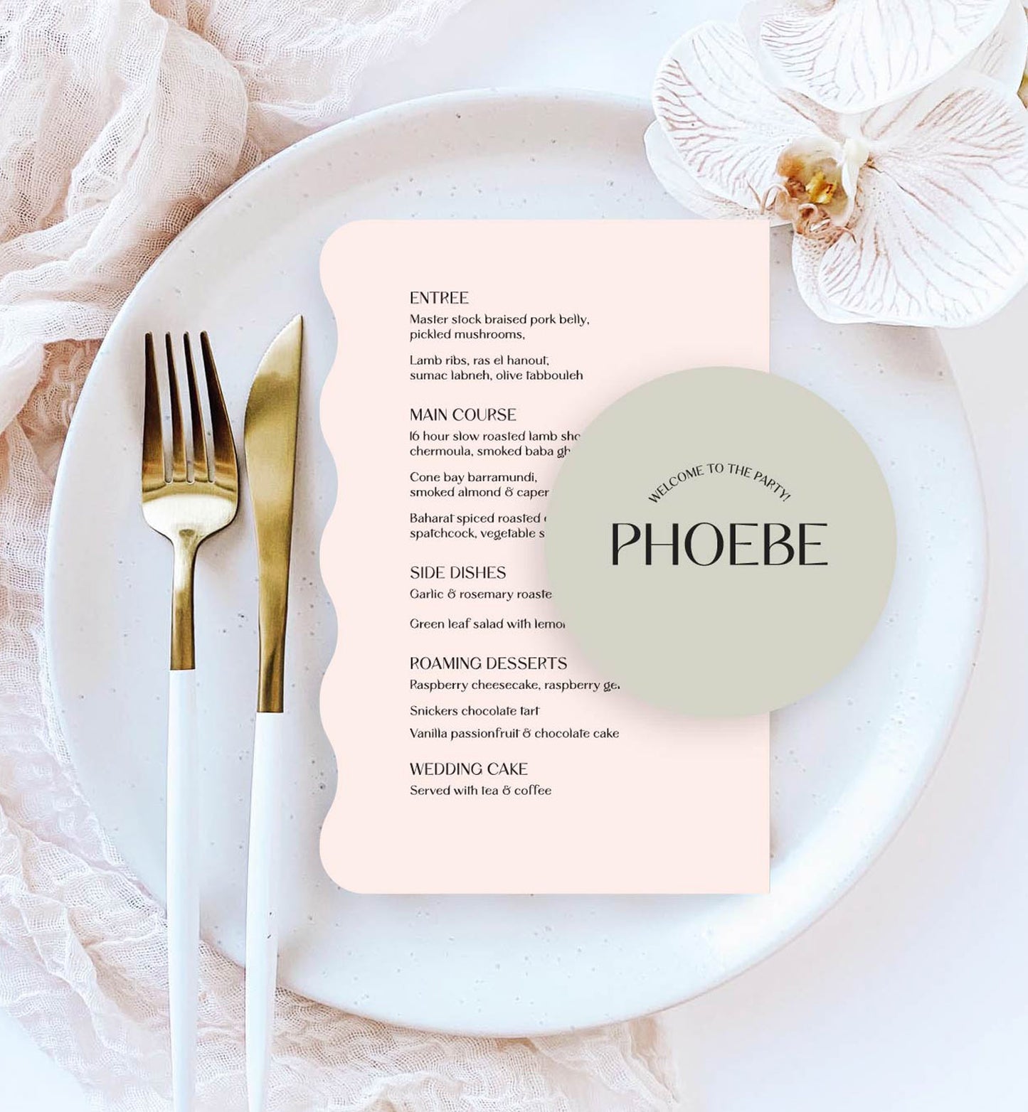 Como Place Setting Package