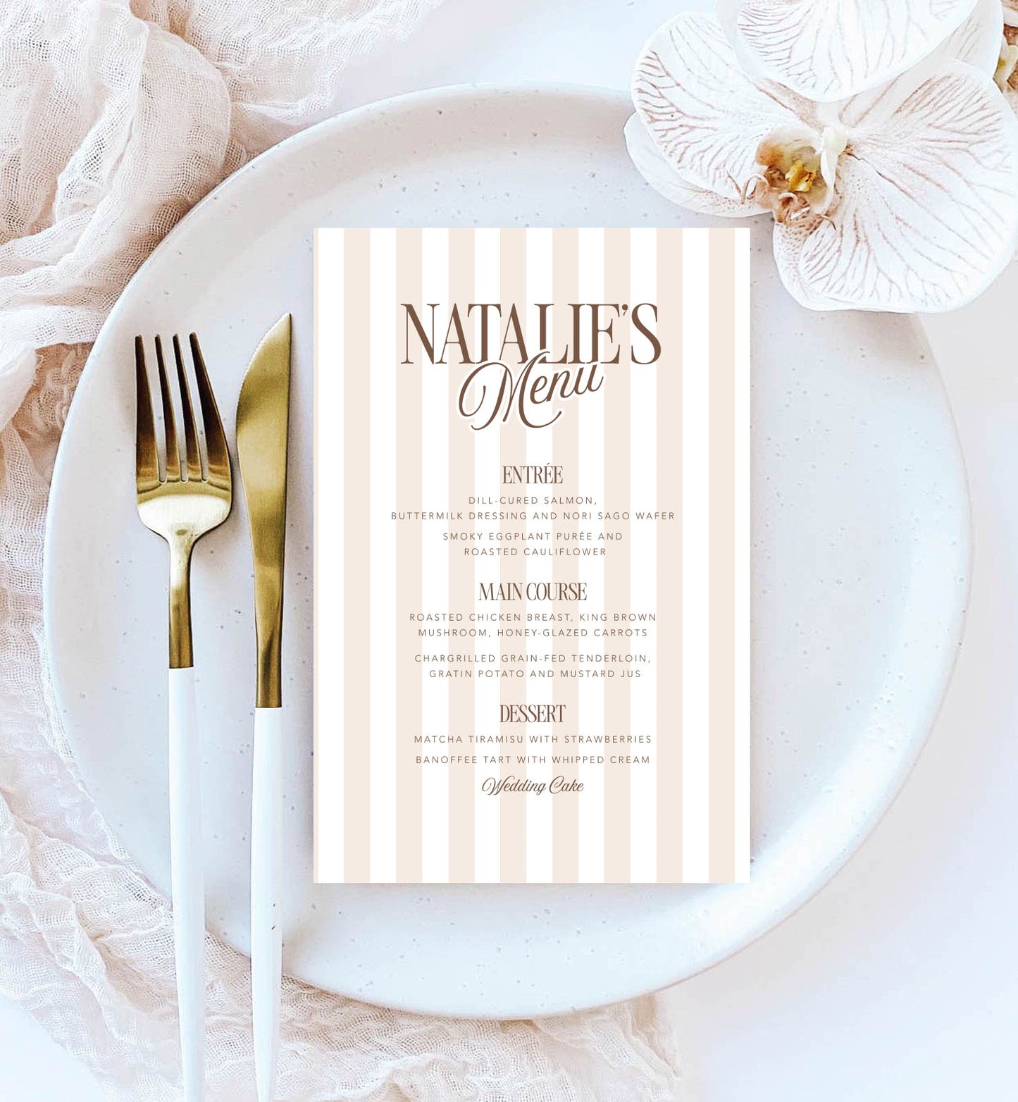 Country Club Menu