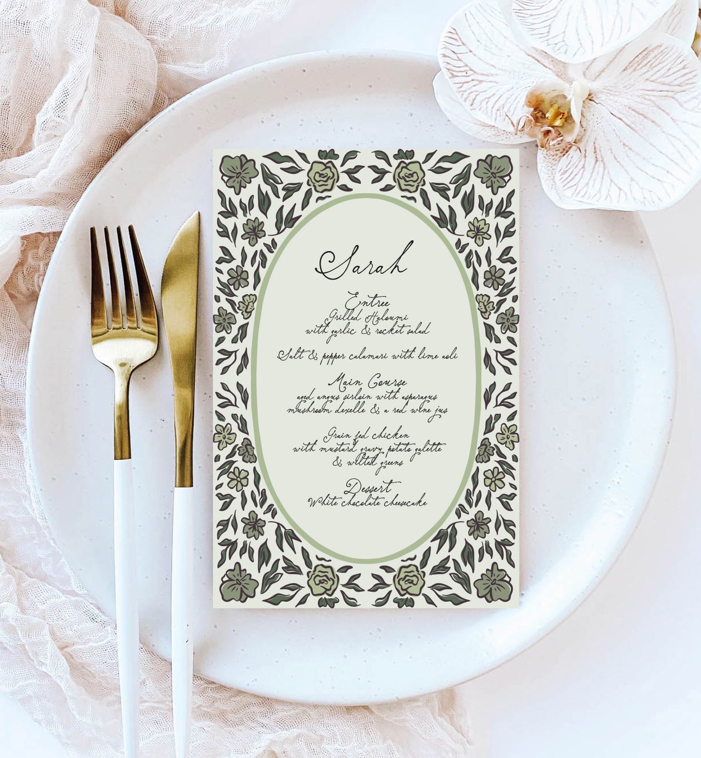 Storybook Menu