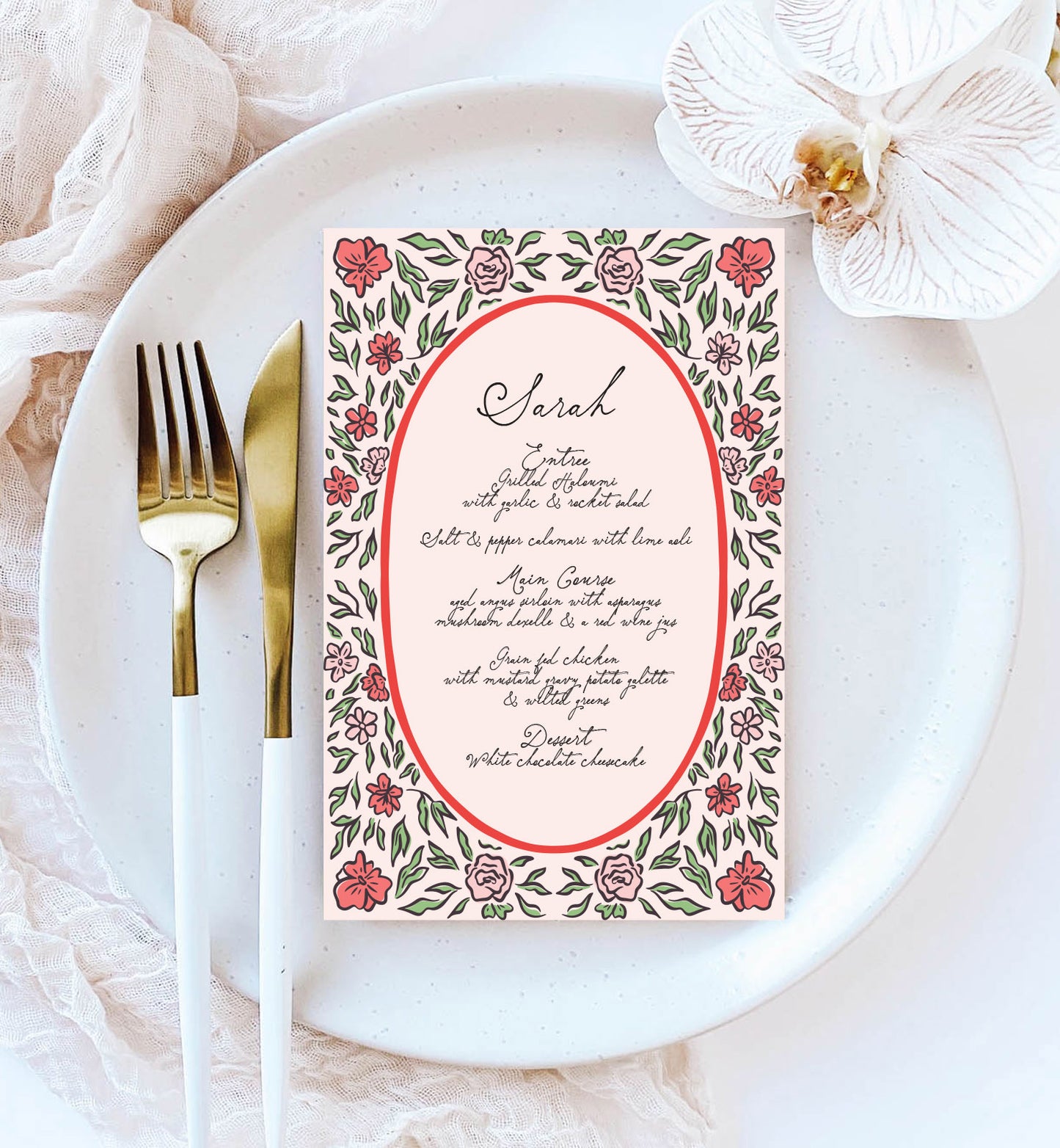 Storybook Menu