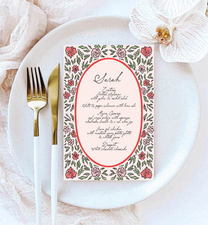 Storybook Menu