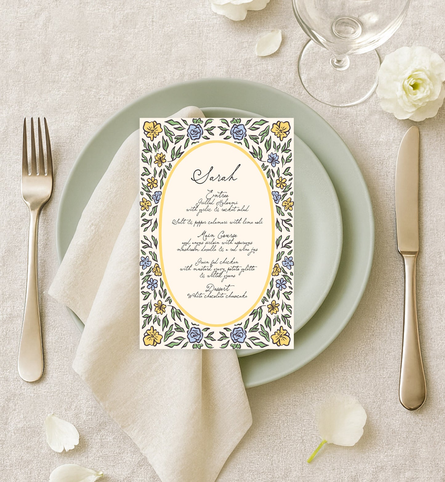 Storybook Menu