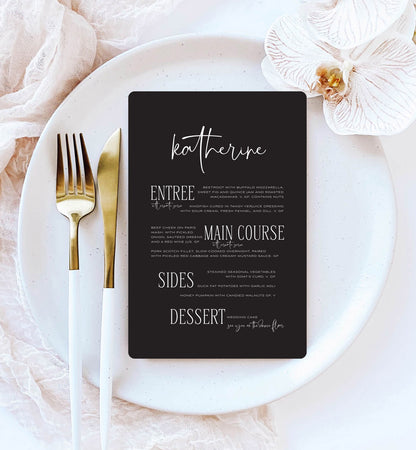 Vogue Menu