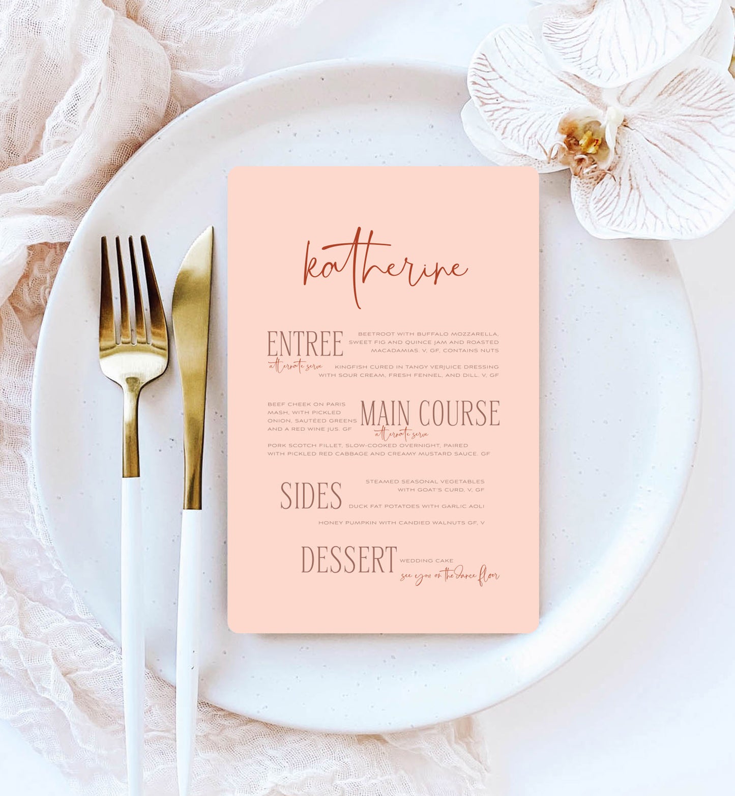 Vogue Menu