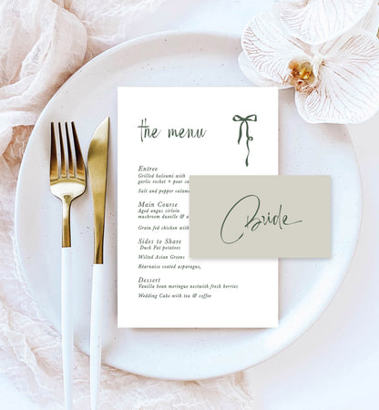 The Bow Place Setting Package