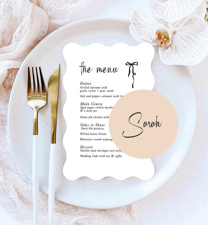 The Bow Place Setting Package