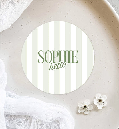 Country Club Place card