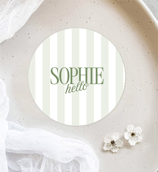 Country Club Place card