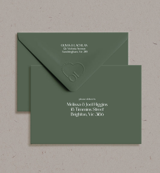 Como Printed Envelope