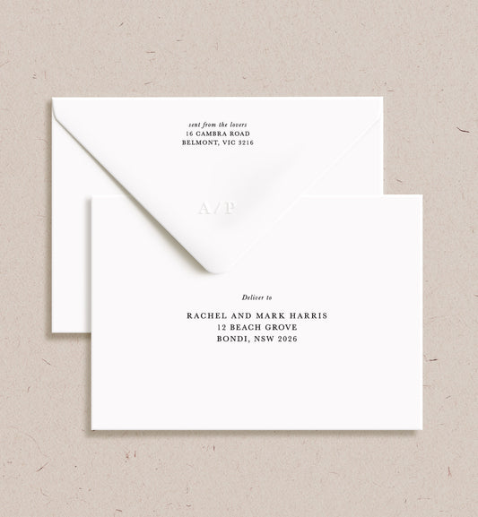 Minimalist Printed Envelope