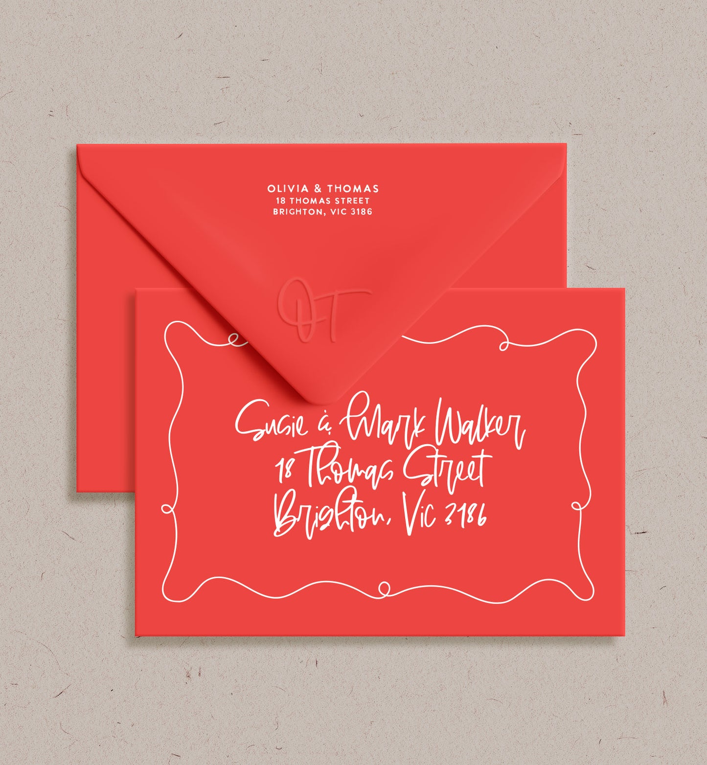 Wonderland Printed Envelope