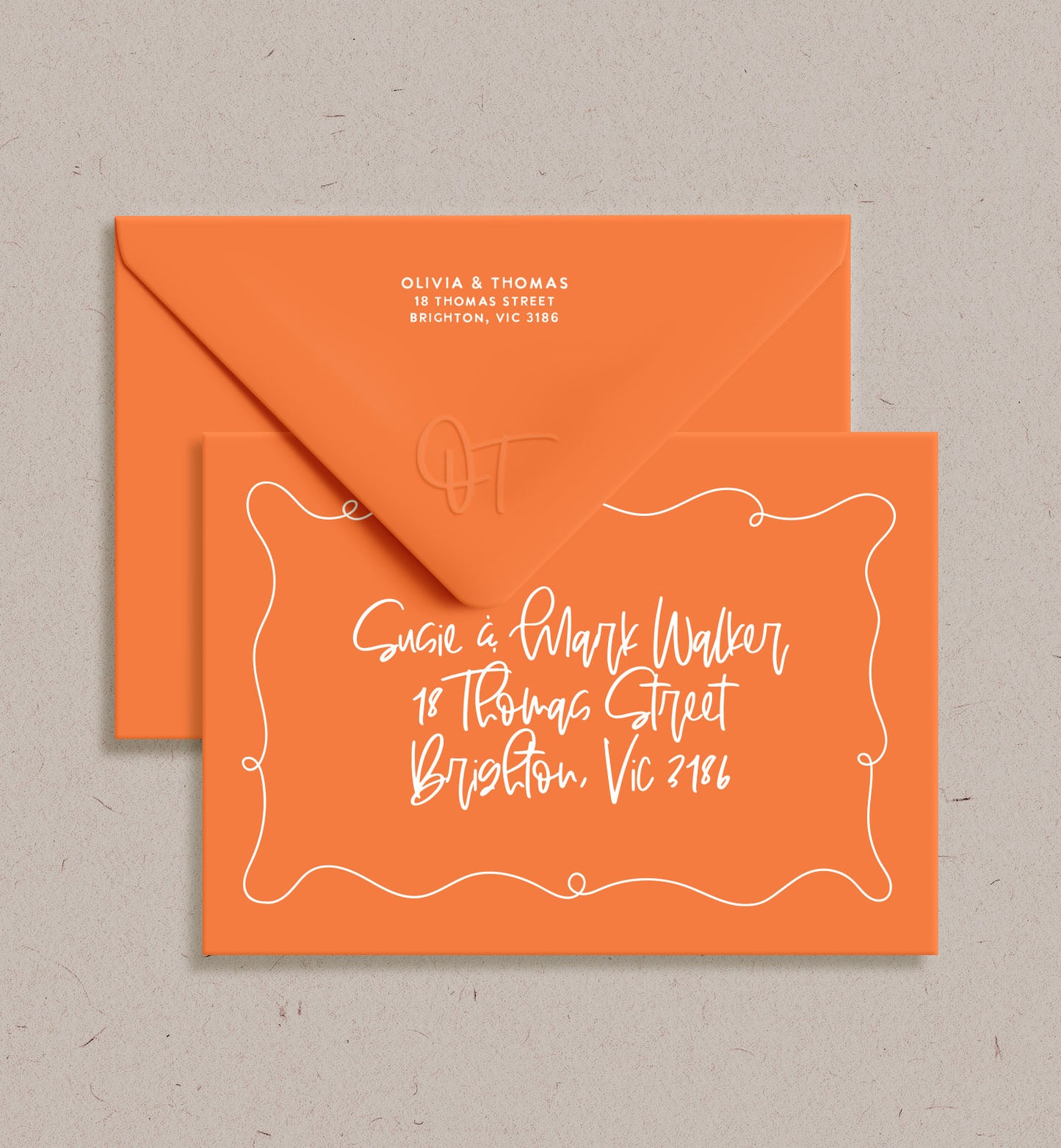 Wonderland Printed Envelope