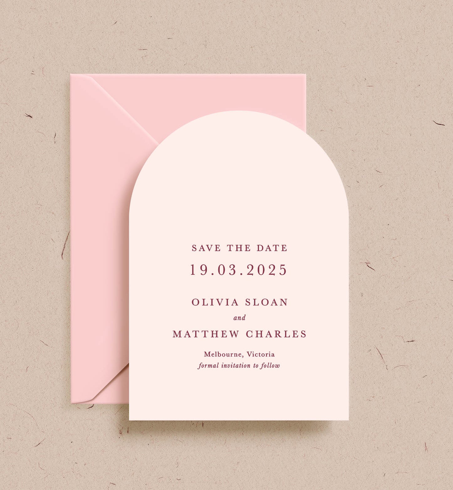 Minimalist Save the Date