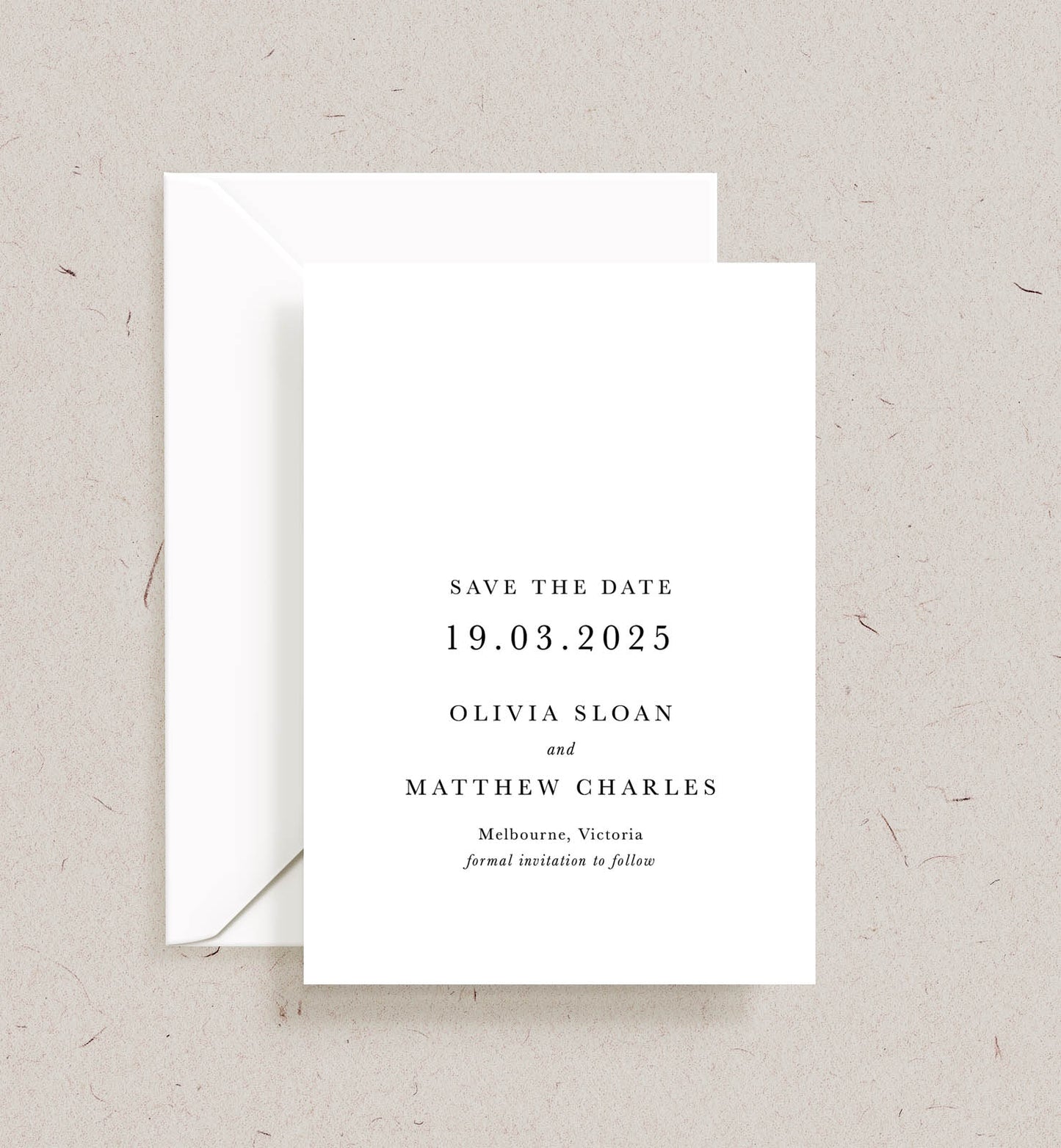 Minimalist Save the Date