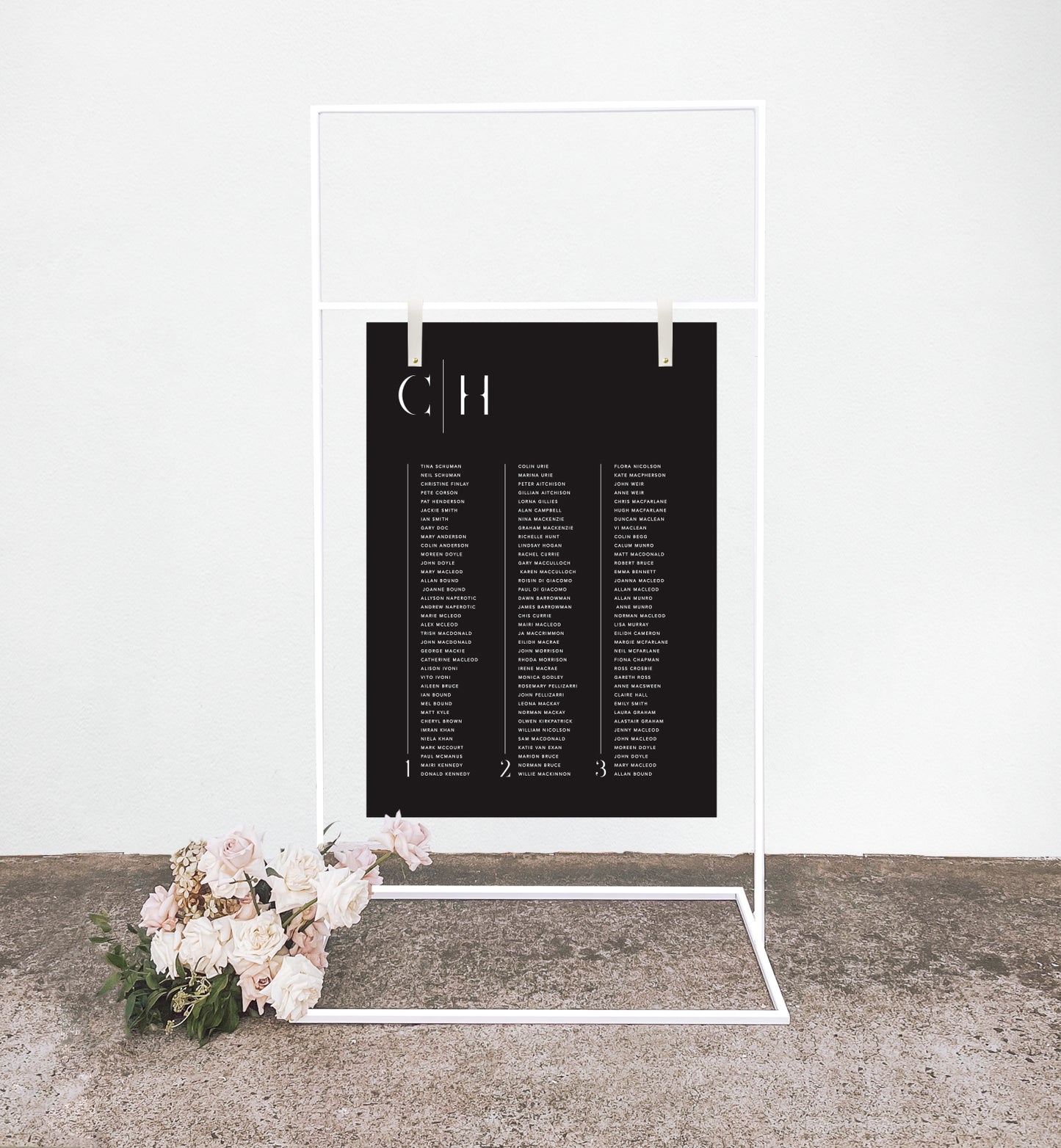 Initials Seating Chart