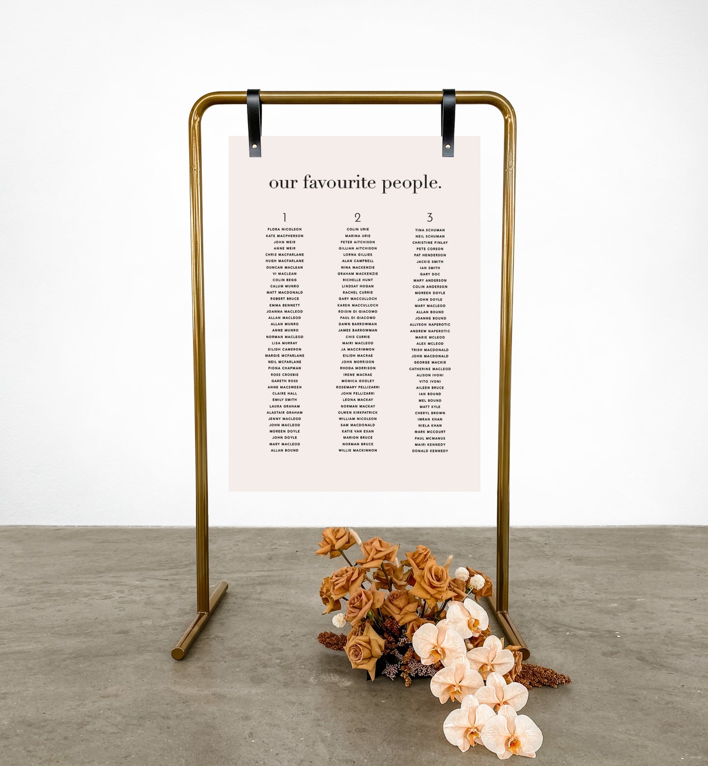 Soul Mate Seating Chart