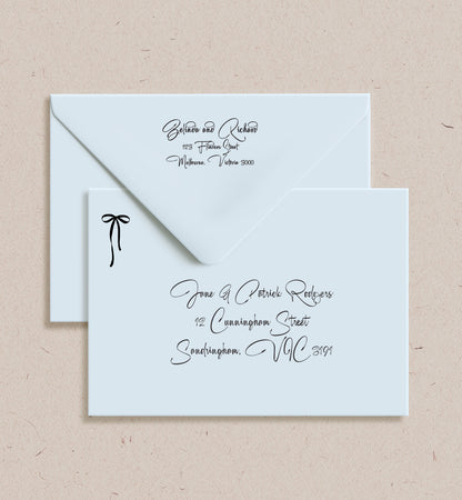 The Bow Printed Envelope