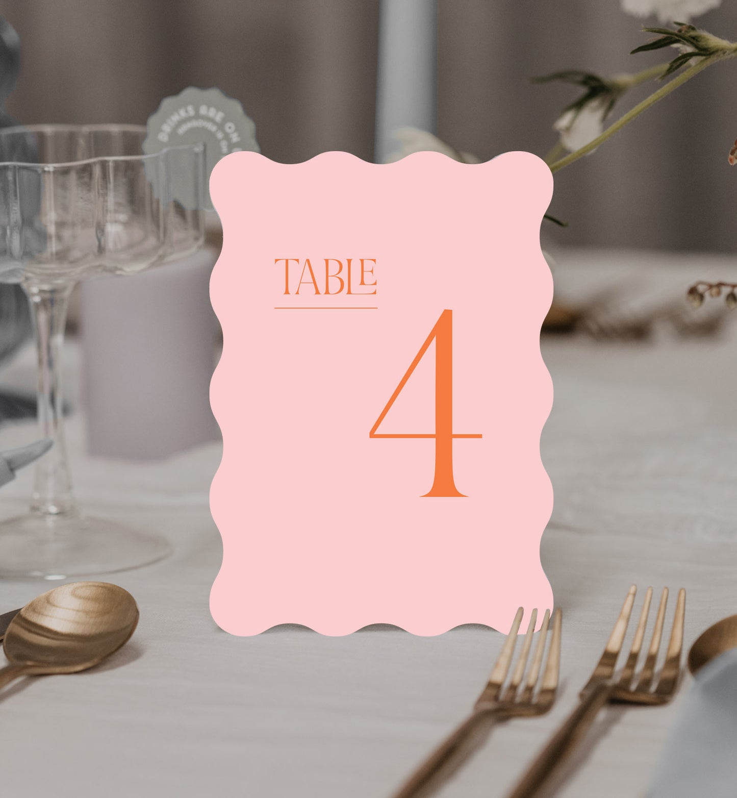 Marry Me Table Number Set