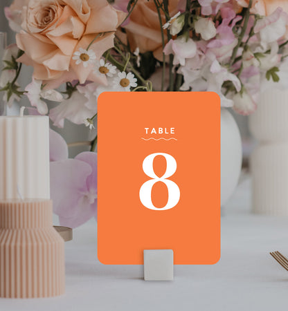 Big Love Table Number Set