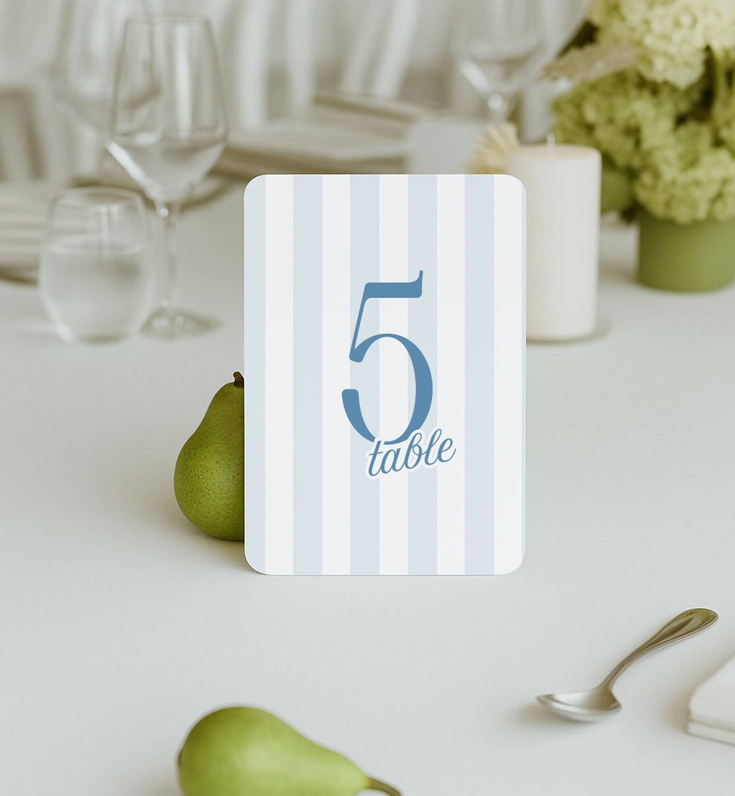 Country Club Table Number Set