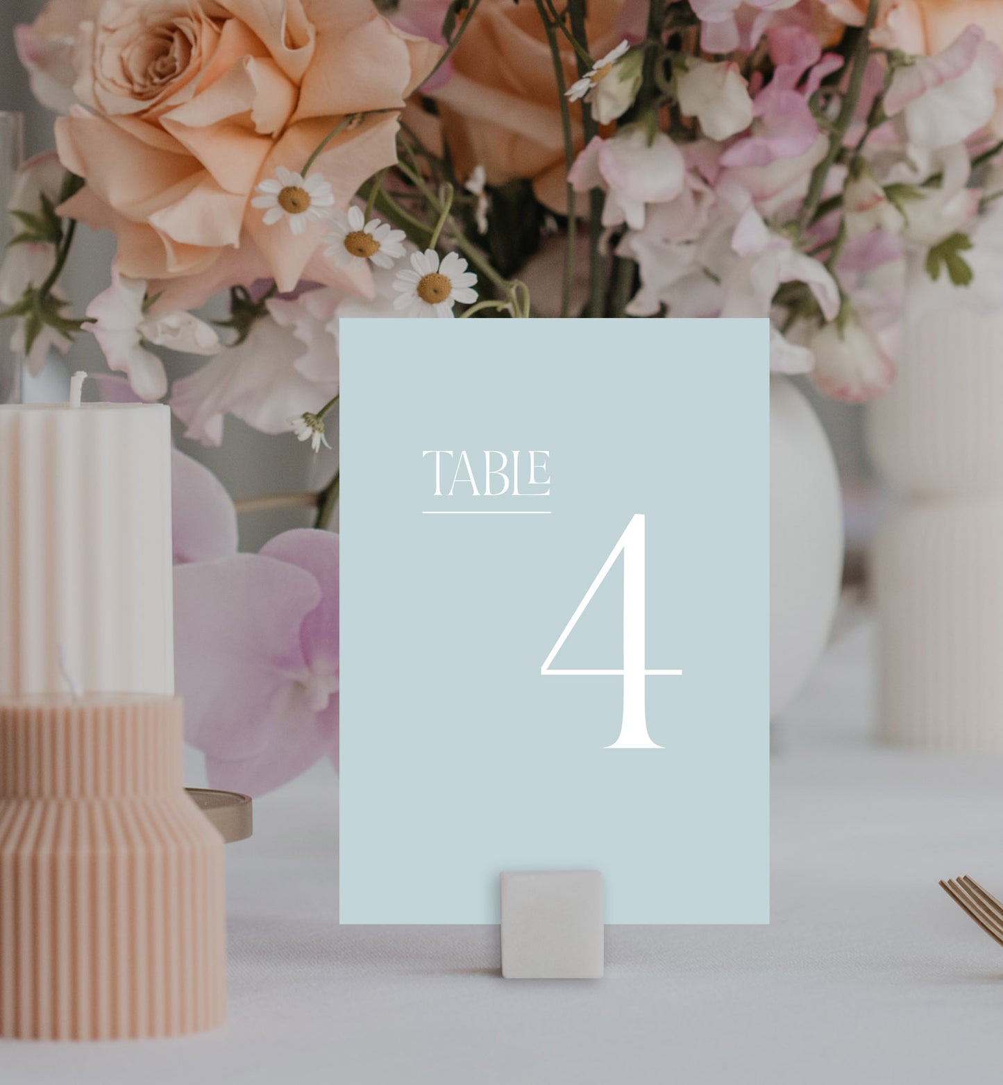 Marry Me Table Number Set