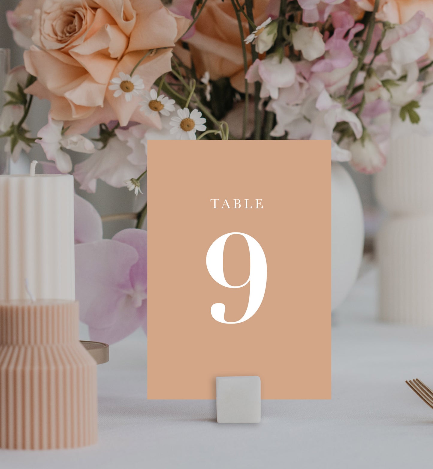 Minimalist Table Number Set